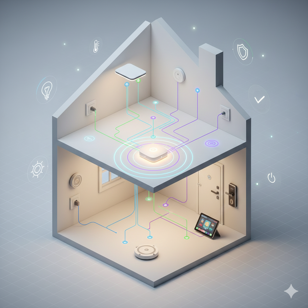 Casa Inteligente: Zigbee vs Wi-Fi e Por Que Seu Roteador Vai Travar