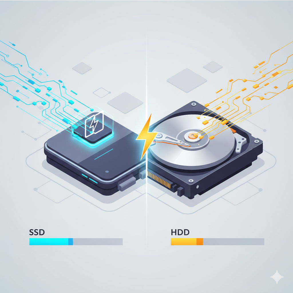 SSD vs HD em 2026: A Engenharia de Dados entre a Mecânica e a Eletrônica